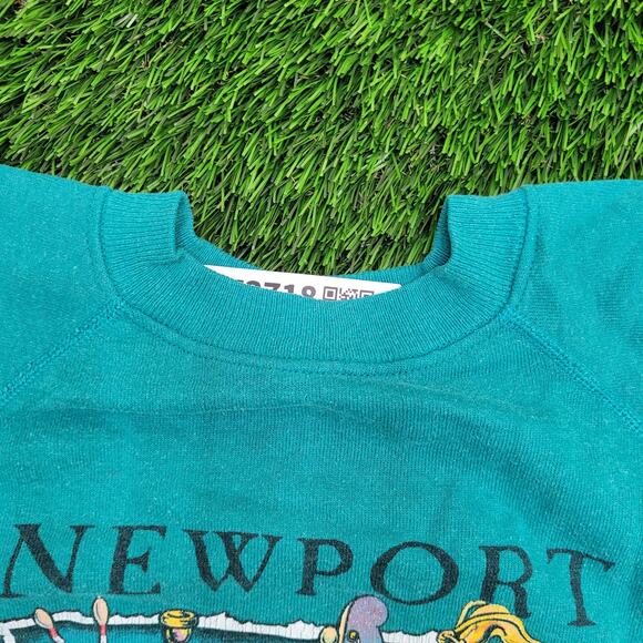 Vintage 1989 Jazz Festival Sweatshirt Women Medium 19x20 USA - Picture 12 of 15